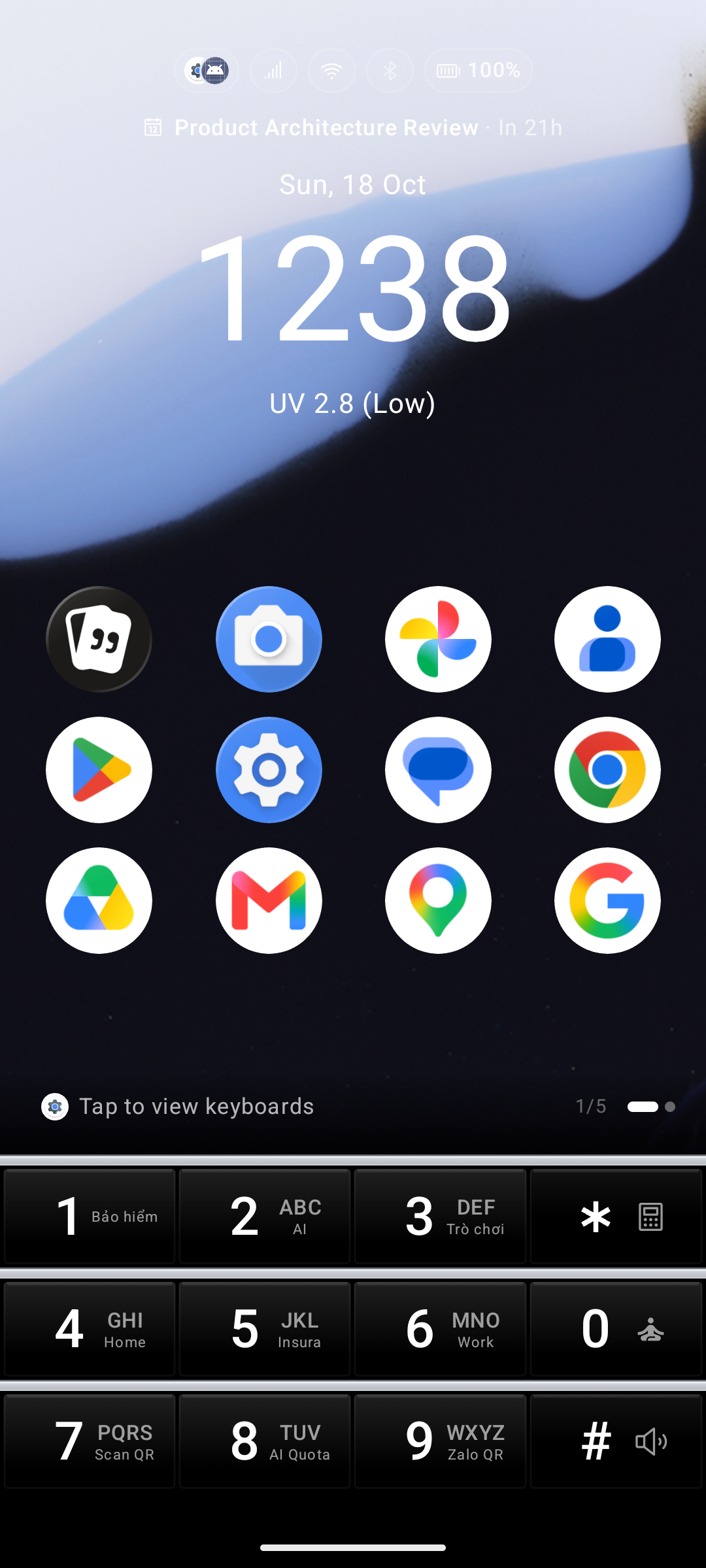 BlackBerry Keyboard Surface