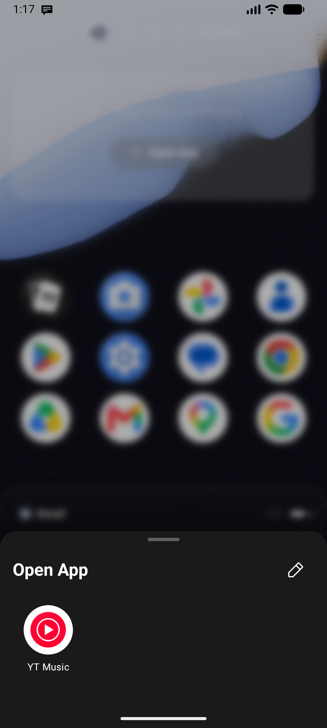 Media App Chooser Bottom Sheet