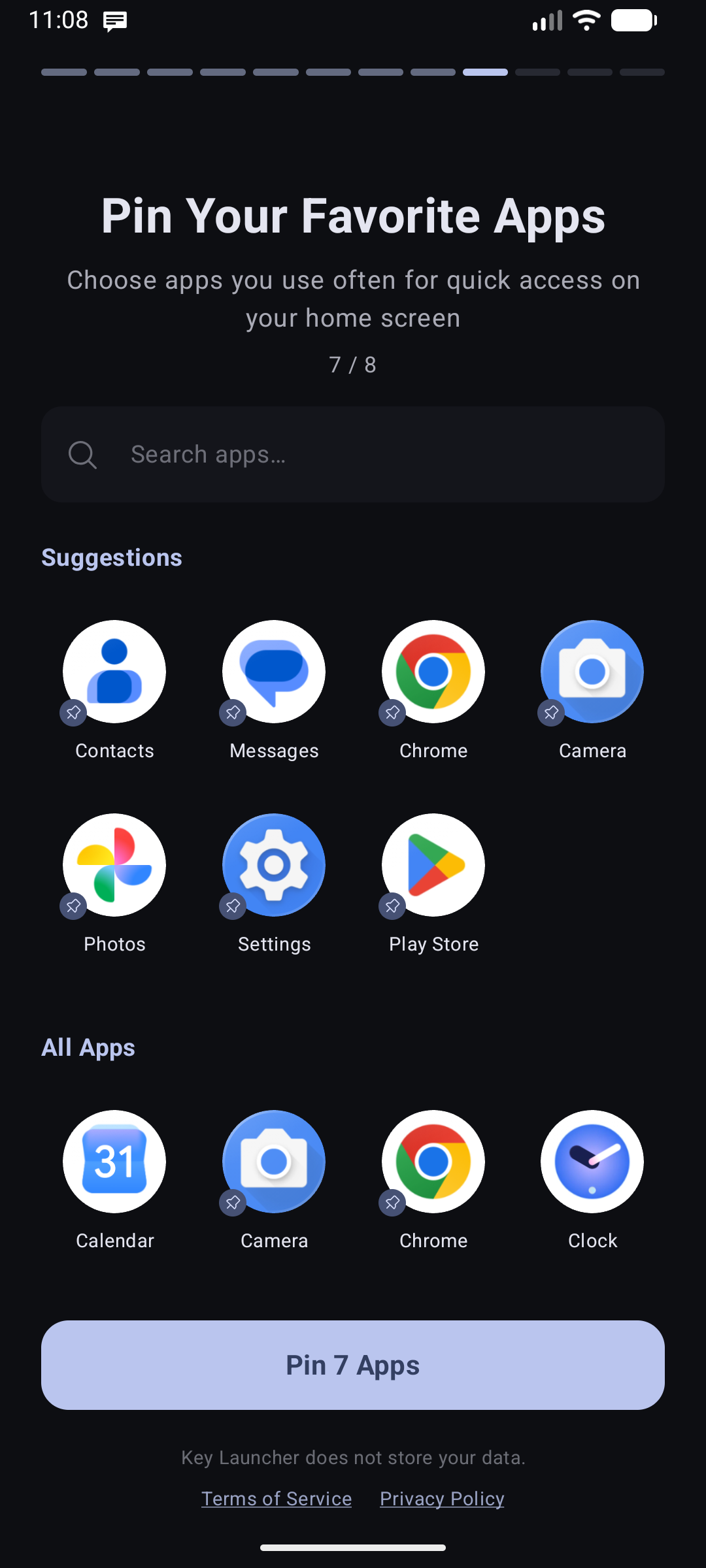 Pin Favorite Apps