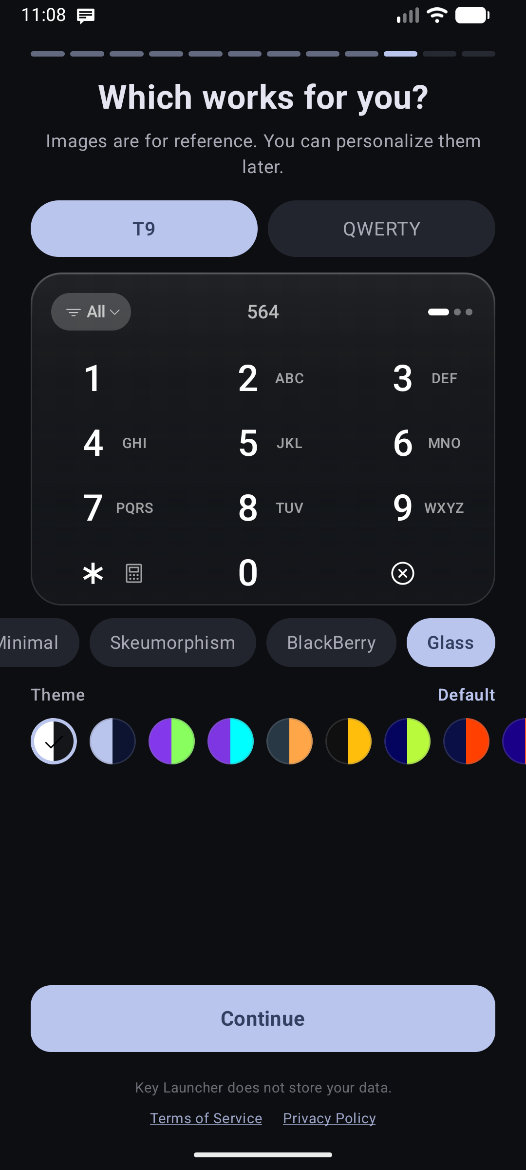 Keyboard Themes and Surface Style