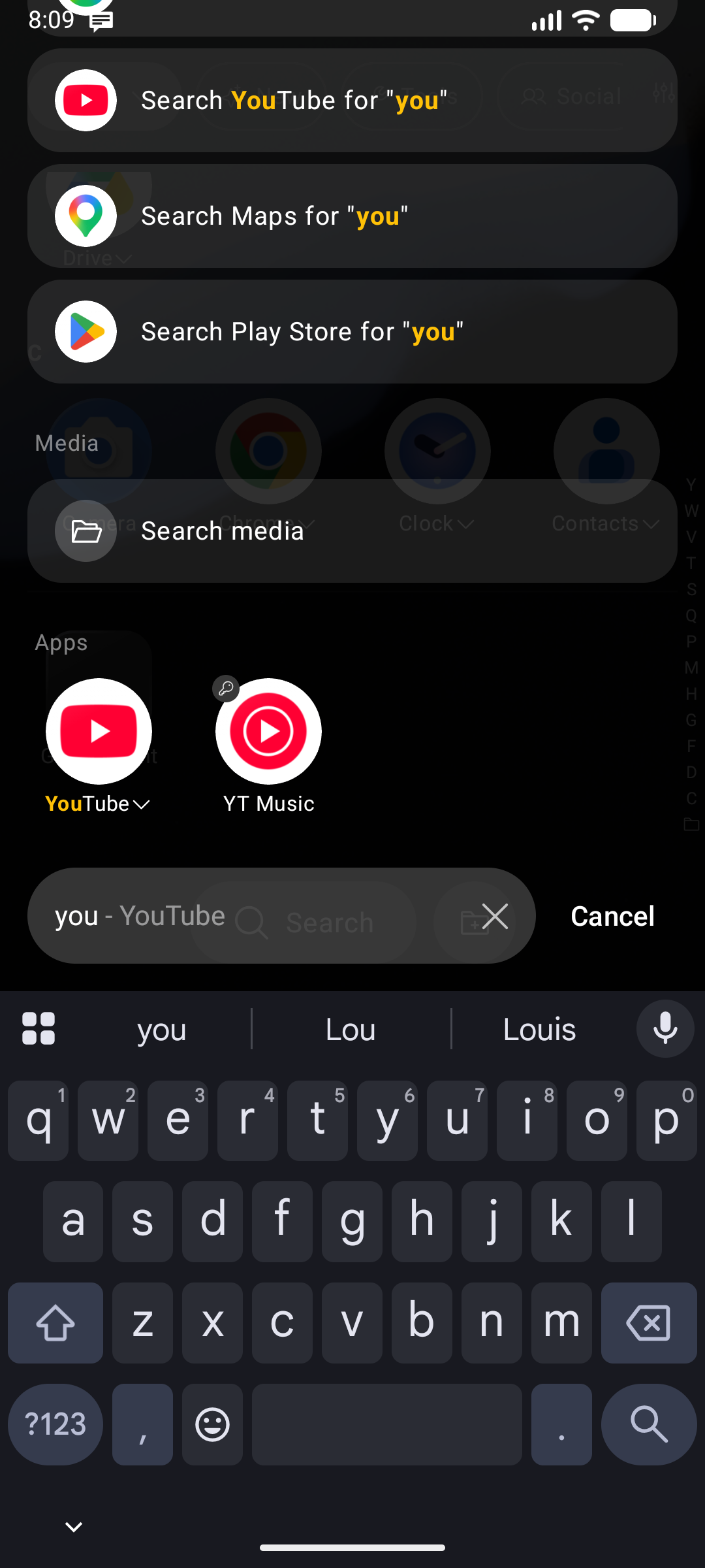 Universal Smart Search Results